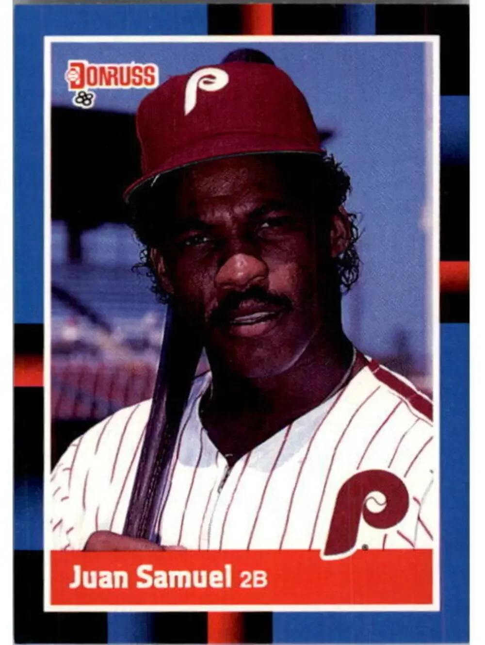 1988 Juan Samuel Donruss Baseball Card #288